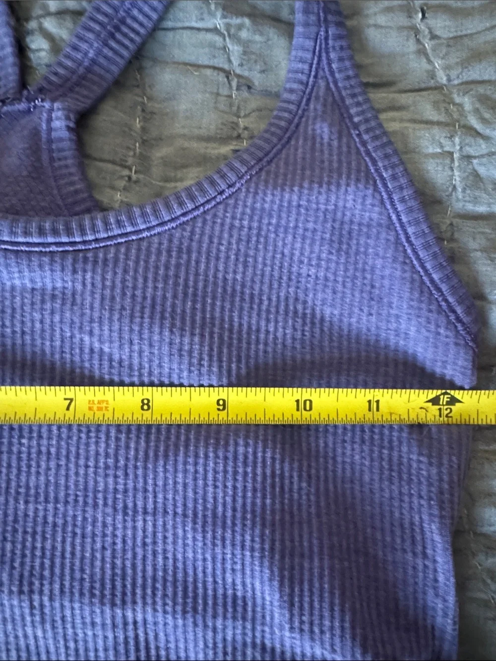 lululemon athletica Lavender Ribbed Racerback Tank